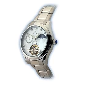 MENS LUCIEN PICCARD AUTOMATIC DIAMOND NEW WATCH 26568SL