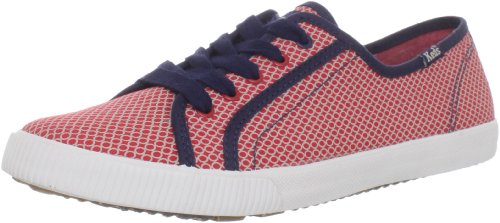Keds Women's Celeb Geo Lace-Up Fashion Sneaker, Red/Navy, 10 M US