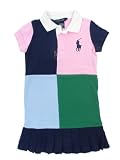 Ralph Lauren Girls Big Pony Short Sleeve Polo Rugby Dress