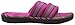Isotoner Signature Women's Microterry Payton Cross Slide Flat, Wild Berry, 7 UK/8.5-9 M US