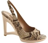Bruno Magli Women's Helyette Dress Shoes,Sand Lizard Print,38 M EU