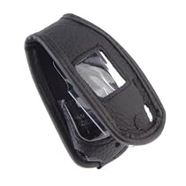Wireless Technologies Leather Case with Leather Wrapped Belt Clip for Pantech C300