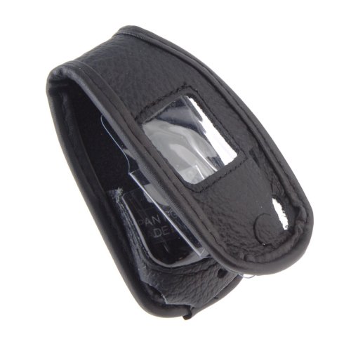 Wireless Technologies Leather Case with Leather Wrapped Belt Clip for Pantech C300