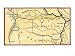 Route of Zebulon Pike across Western Territory to Explore Colorado Region 1805 - 1806...