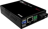 FMC-10-100-SC030 Fast Ethernet singlemode fiber media converter, SC, 30Km