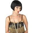 Black Flirty Flapper Wig