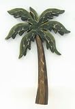 Palm Tree Wood Wall Art Decortion Hanging Tropical