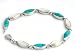 Silver Stone Bracelet, Size: 7" Toggle Clasp