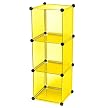 Poly Cube Set  Translucent Yellow (13.25")