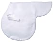 Fleece English Saddle Pad - Forward Seat - White