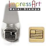 ImpressArt- 6mm, American Flag Design Stamp