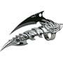 Dragon Claw Finger Armor Blade Black