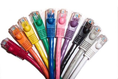 100 Ft Ethernet Network Patch Cable Cord Rj45 Cat5e White for Internet Routers and Gaming