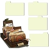 Library Drawer Naked Tab Dividers 4"X6" 24/Pkg-Manila by 7gypsies