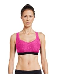 Sports: Under Armour Womens UA Get Set Go Bra - C Cup SIZE 32C PINKADELIC - Under Armour