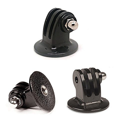 Black Tripod Mount Adapter for Gopro Hero 3+/3/2/1 Three Pack GoPro Heros
