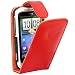 from AIO Red Flip Leather Case Cover For HTC Wildfire S + LCD Screen Protector