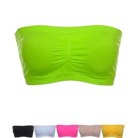 Seamless Tube Bra Top in Many Colors