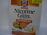 Rite Aid Nicotine Gum Coated Fruit Flavor 2 Mg 100 Pieces