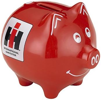 Case IH Red Piggy Bank