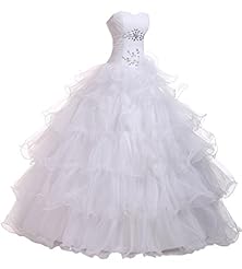 Sweetheart Crystal Tiered   Ball Gown Evening Dress/Quinceanera Dress/Party Dress 