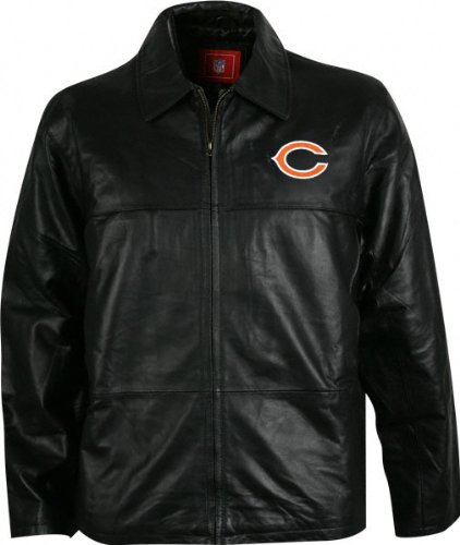 Chicago Bears Heritage Leather Jacket - Small