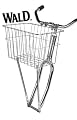 Wald 135 Deep Front Bicycle Basket, 14.5
