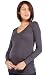 Michael Stars Maternity 1x1 Slub Surplice Top Michael Stars Maternity 1x1 Slub Surplice Top