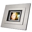5x7_5.6_128_brush silver with step-up bezel Digital Picture Frame
