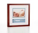 Pearhead 86040 - Baby Namensarmband- bilderrahmen mahagoni