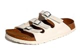 Sale Birkenstock Riviera Buffalo White Grain Birko-Flor
