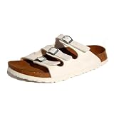 Sale Birkenstock Riviera Buffalo White Grain Birko-Flor at Birki's Collection by Birkenstock