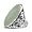 Carolyn Pollack Sterling Silver Floral Milky Aquamarine Ring