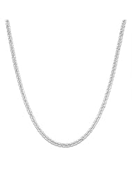 18" 1.0MM Margarita Chain in 14K White Gold
