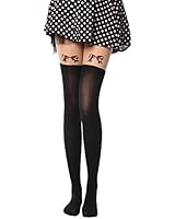 HP95(TM) Women's Cat Tail Hosiery Pantyhose Tattoo Legging Tights