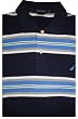 Men's Nautica Polo Shirt Size Large Striped Short Sleeved
