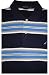 Men's Nautica Polo Shirt Size Large Striped Short Sleeved