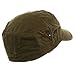 Washed Cotton Fitted Army Cap-Dark Olive W32S33F