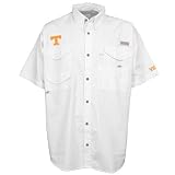 Columbia Tennessee Volunteers White Bonehead Short Sleeve Shirt