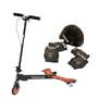 Razor Powerwing Caster Scooter Red and Black with Child Helmet and Pad Set (Ages 5-8)