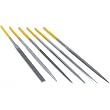 6 Needle Files Valtitan Rockwell 72HRc Jewelers Tools