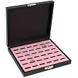 36 Slot Ring Tray Black & Pink Travel Jewelry Showcase Display