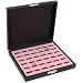 36 Slot Ring Tray Black & Pink Travel Jewelry Showcase Display