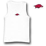 Arkansas Razorbacks NCAA Debut Tank Top Shirt For Women (White)