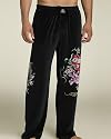 Ed Hardy Lounge Love Kills Slowly Velour Pants