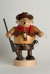Christmas Smoker - Cowboy with Lasso (8 inches)