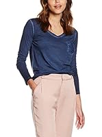 Boss Orange Camiseta Manga Larga (Azul)