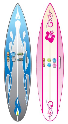 Childrens Toyshop  Toys : Board Dudes Magnetic Surfboard in Blue or Pink (17070UA-4)
