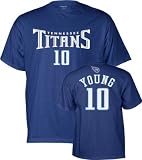 Vince Young Tennessee Titans Name and Number T-Shirt - XX-Large