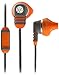 Yurbuds Adventure Line Venture Talk 1 Button Control and Mic Sport Earbuds, Orange